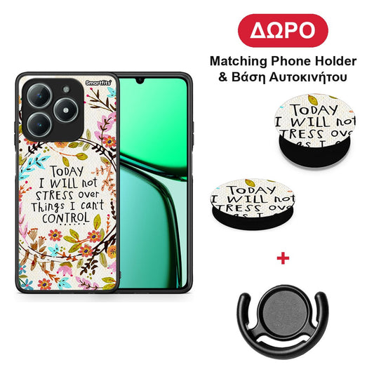 Stress Over - Realme C63 4G θήκη + Δώρο Phone Holder & Βάση Αυτοκινήτου