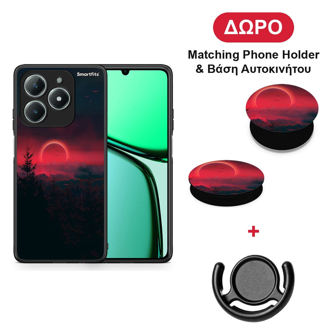 Tropic Sunset - Realme C63 4G θήκη + Δώρο Phone Holder & Βάση Αυτοκινήτου