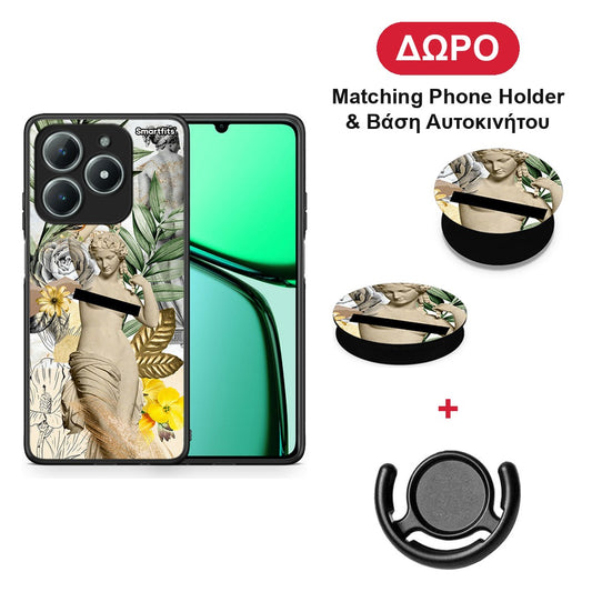 Woman Statue - Realme C63 4G θήκη + Δώρο Phone Holder & Βάση Αυτοκινήτου