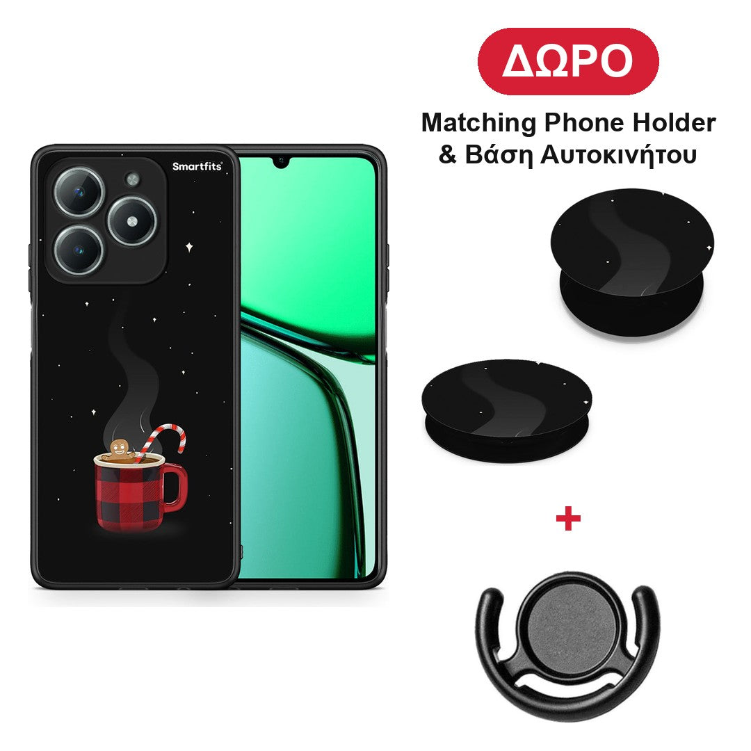 Xmas Bathing - Realme C63 4G θήκη + Δώρο Phone Holder & Βάση Αυτοκινήτου