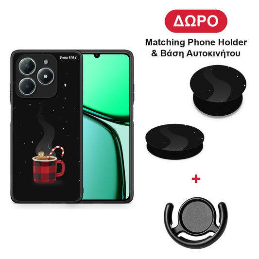 Xmas Bathing - Realme C63 4G θήκη + Δώρο Phone Holder & Βάση Αυτοκινήτου