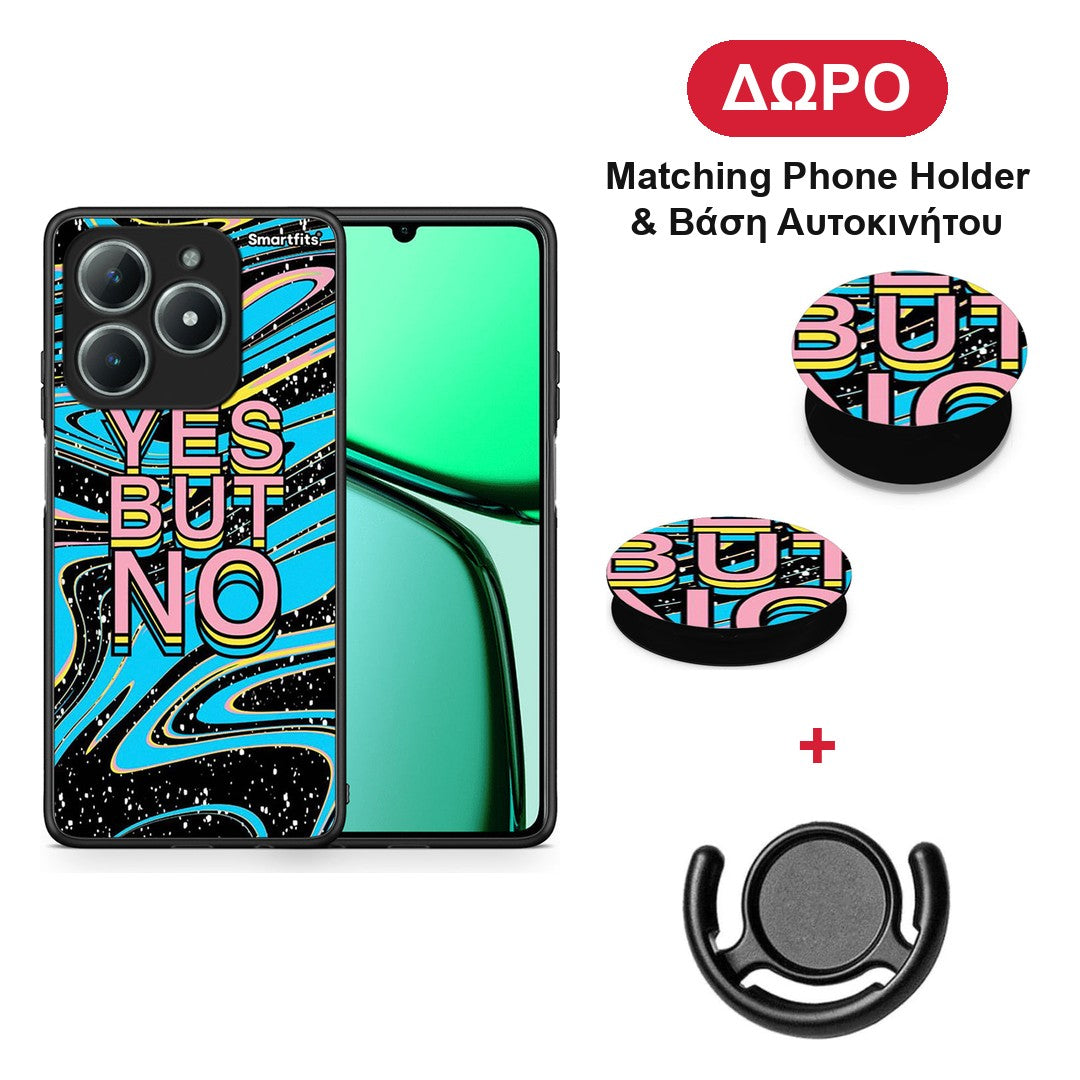 Yes But No - Realme C63 4G θήκη + Δώρο Phone Holder & Βάση Αυτοκινήτου