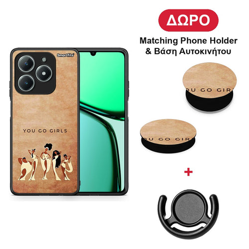 You Go Girl - Realme C63 4G θήκη + Δώρο Phone Holder & Βάση Αυτοκινήτου