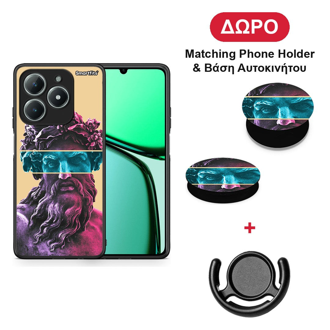 Zeus Art - Realme C63 4G θήκη + Δώρο Phone Holder & Βάση Αυτοκινήτου
