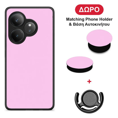 Cotton Candy Pink - Realme GT 6 5G θήκη + Δώρο Phone Holder & Βάση Αυτοκινήτου