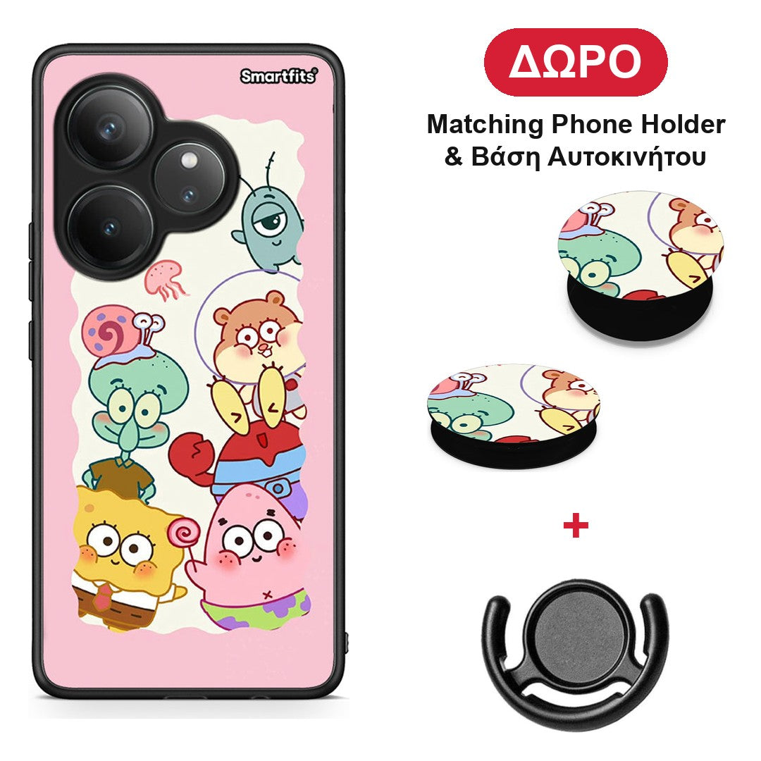 Cute Companion - Realme GT 6 5G θήκη + Δώρο Phone Holder & Βάση Αυτοκινήτου