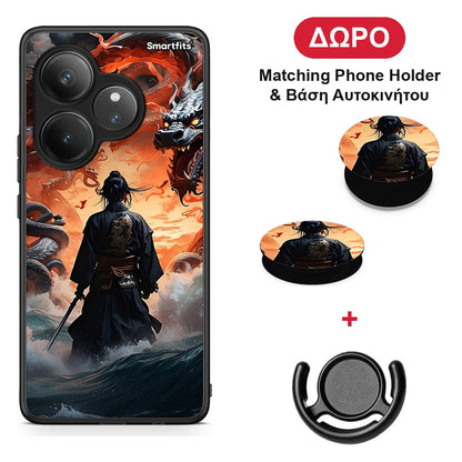 Dragons Fight - Realme GT 6 5G θήκη + Δώρο Phone Holder & Βάση Αυτοκινήτου