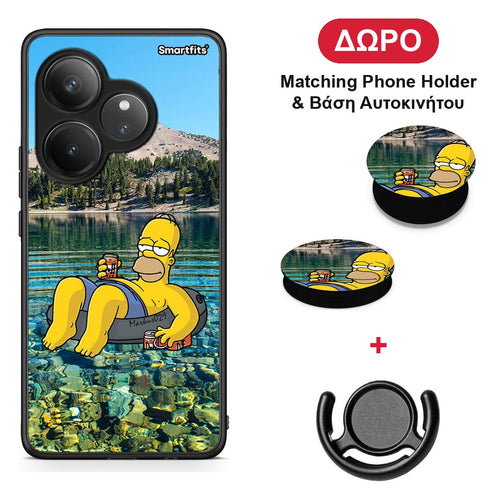 Summer Happiness - Realme GT 6 5G θήκη + Δώρο Phone Holder & Βάση Αυτοκινήτου