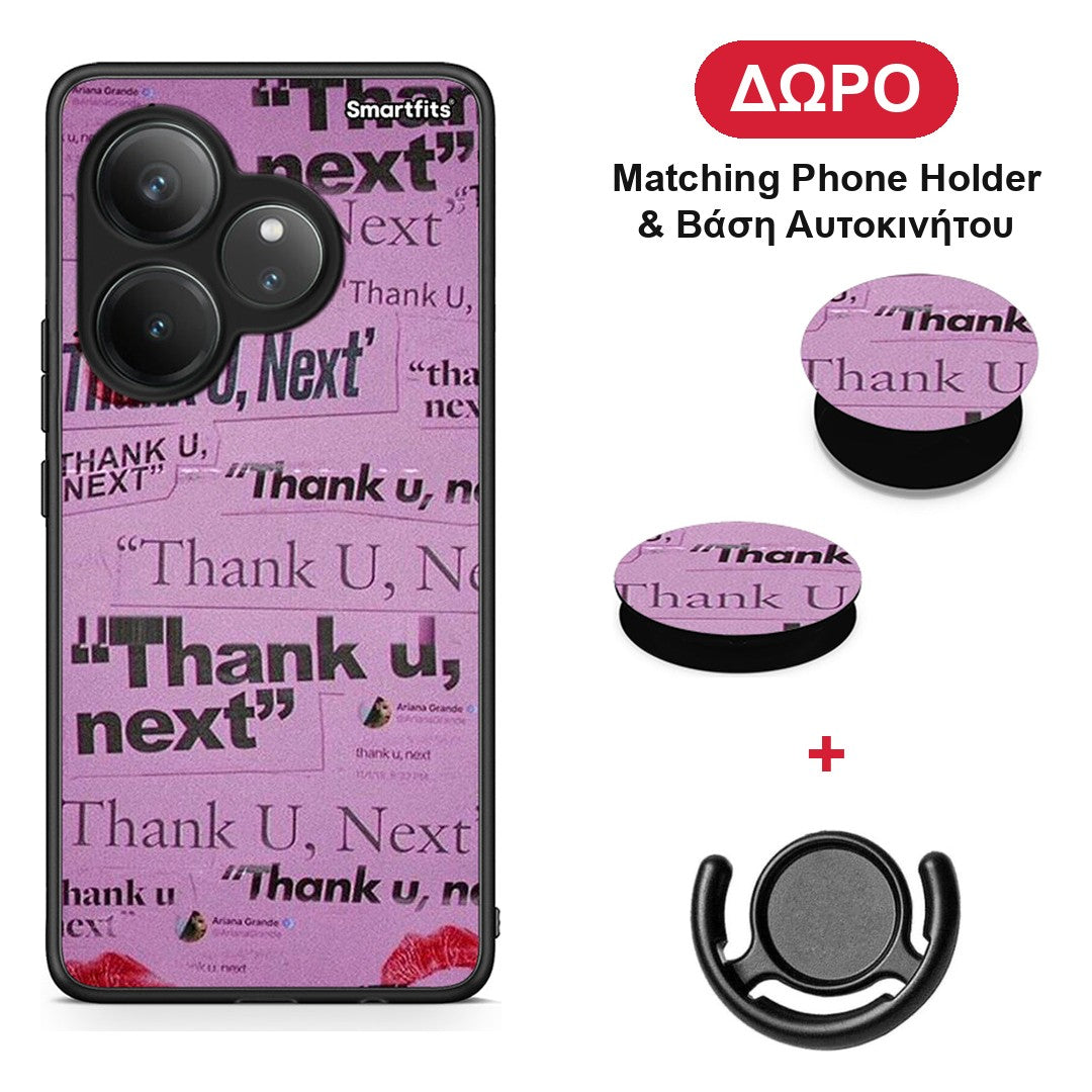 Thank You Next - Realme GT 6 5G θήκη + Δώρο Phone Holder & Βάση Αυτοκινήτου