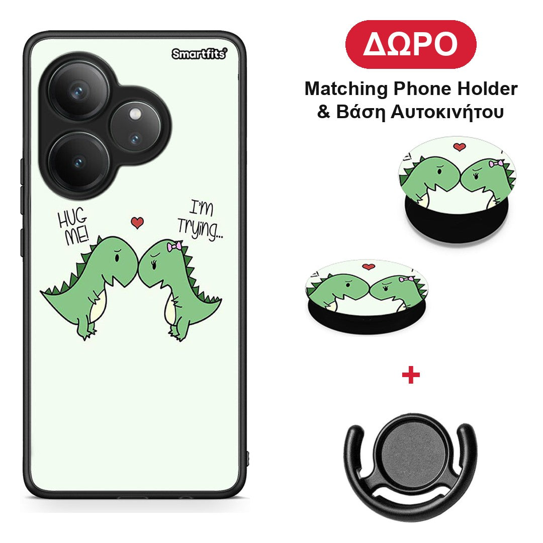 Valentine Rex - Realme GT 6 5G θήκη + Δώρο Phone Holder & Βάση Αυτοκινήτου