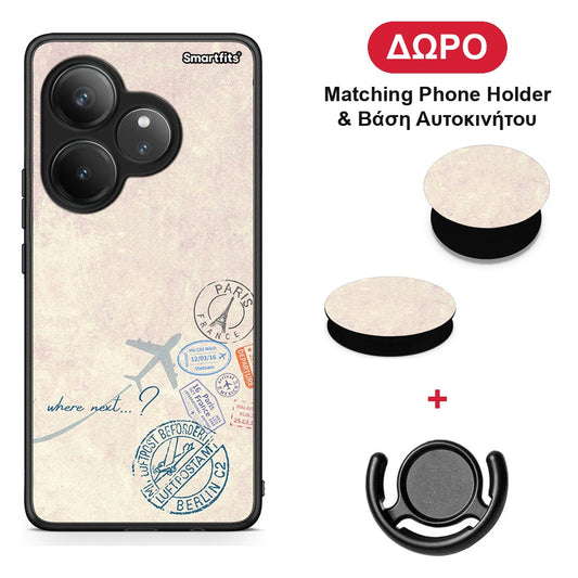 Where Next - Realme GT 6 5G θήκη + Δώρο Phone Holder & Βάση Αυτοκινήτου