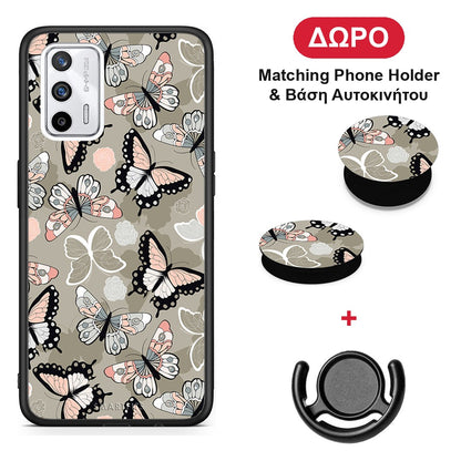 Boho Butterflies - Realme GT θήκη + Δώρο Phone Holder & Βάση Αυτοκινήτου
