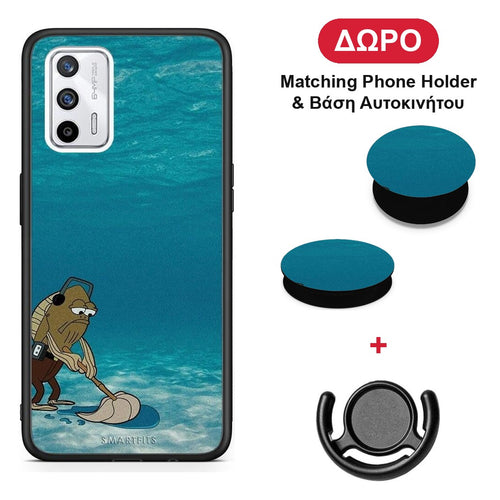 Clean The Ocean - Realme GT θήκη + Δώρο Phone Holder & Βάση Αυτοκινήτου