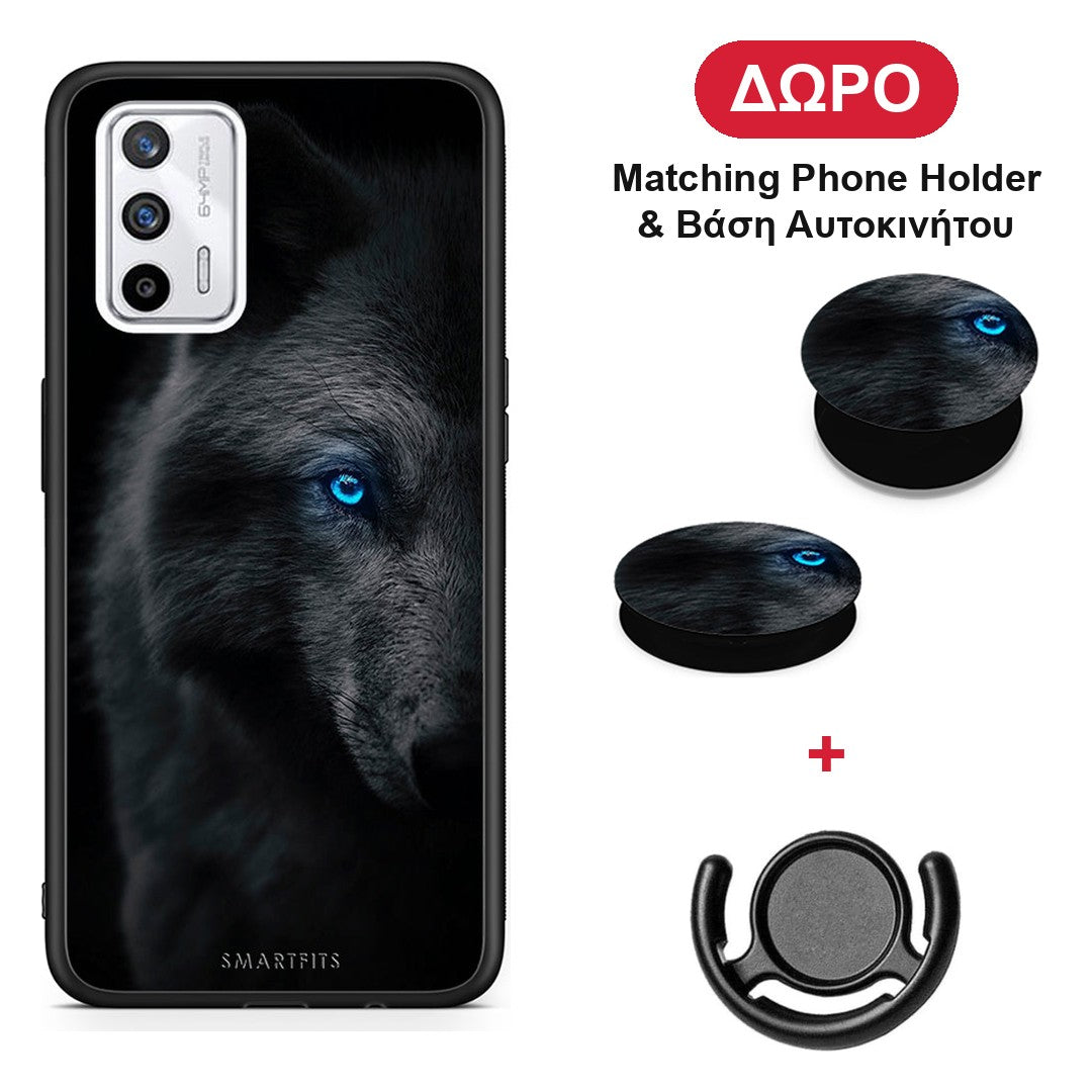 Dark Wolf - Realme GT θήκη + Δώρο Phone Holder & Βάση Αυτοκινήτου