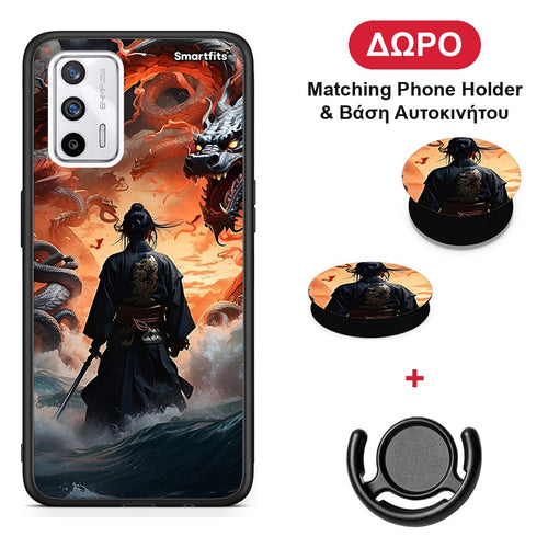 Dragons Fight - Realme GT θήκη + Δώρο Phone Holder & Βάση Αυτοκινήτου