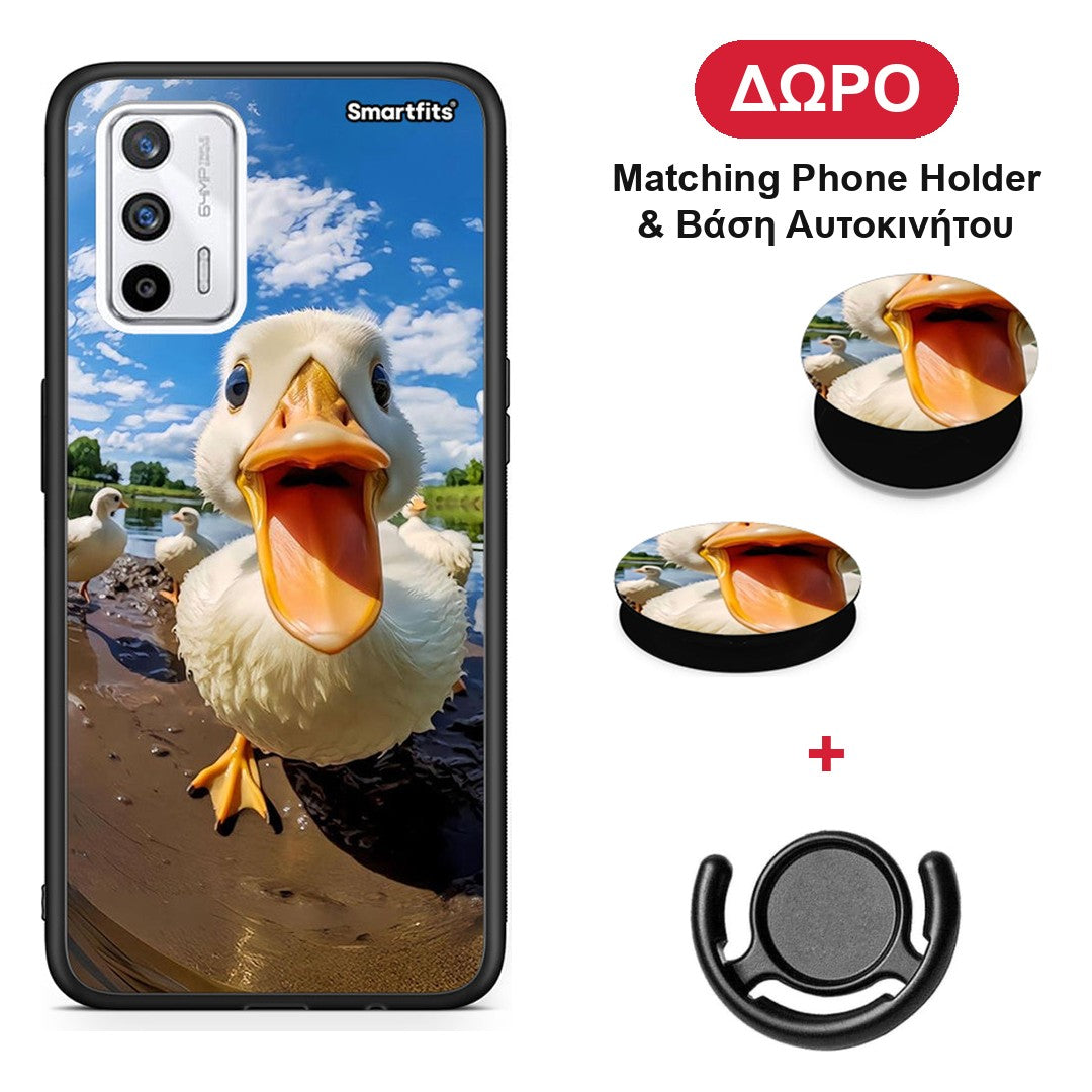 Duck Face - Realme GT θήκη + Δώρο Phone Holder & Βάση Αυτοκινήτου