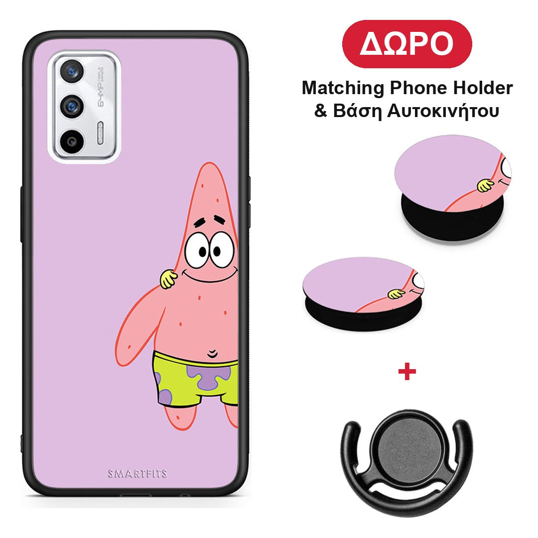 Friends Patrick - Realme GT θήκη + Δώρο Phone Holder & Βάση Αυτοκινήτου