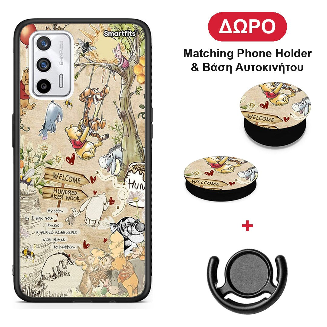 Happy Friends - Realme GT θήκη + Δώρο Phone Holder & Βάση Αυτοκινήτου