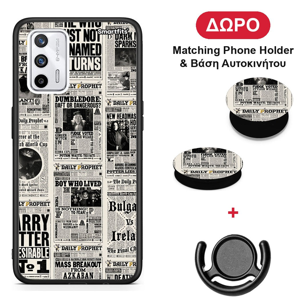 Harry Paper - Realme GT θήκη + Δώρο Phone Holder & Βάση Αυτοκινήτου