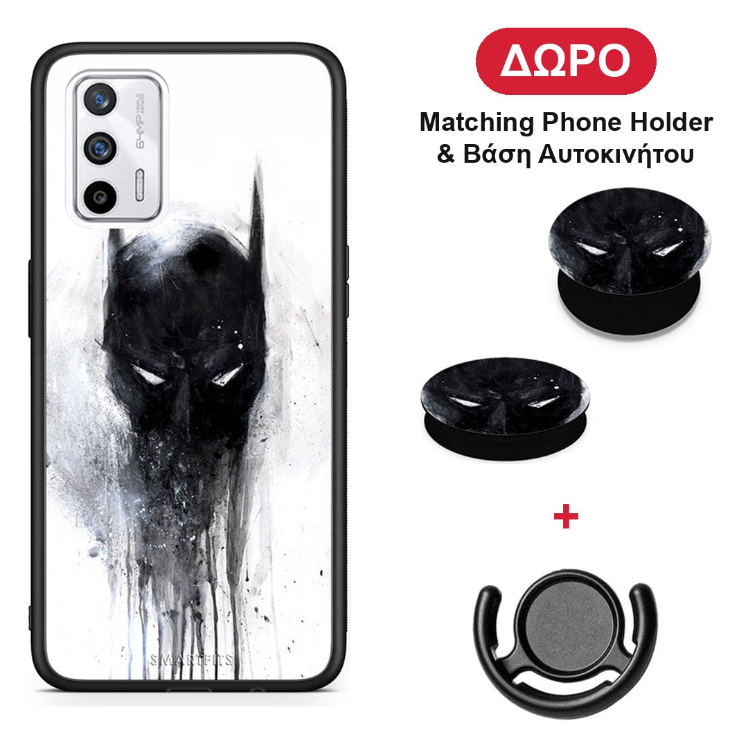 Hero Paint Bat - Realme GT θήκη + Δώρο Phone Holder & Βάση Αυτοκινήτου