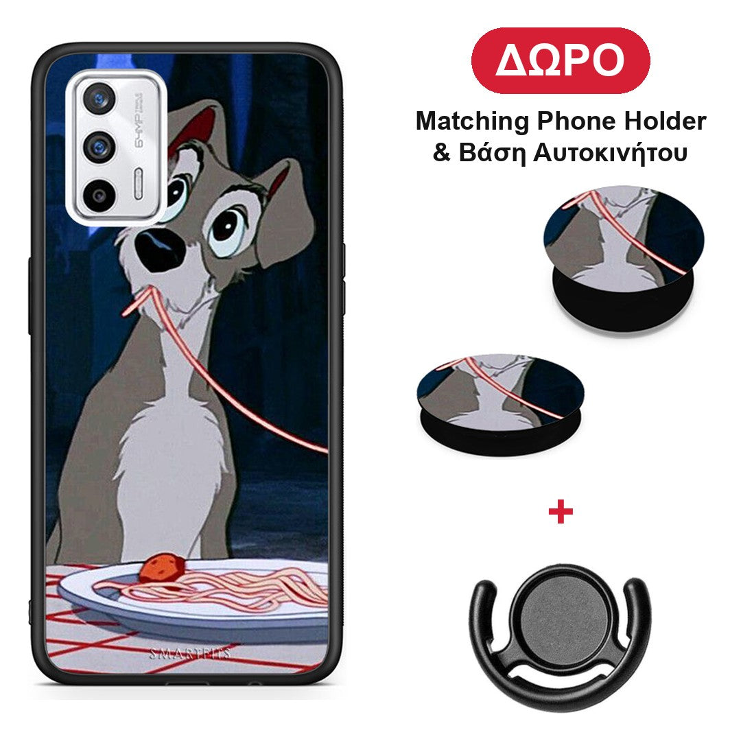 Lady And Tramp 1 - Realme GT θήκη + Δώρο Phone Holder & Βάση Αυτοκινήτου