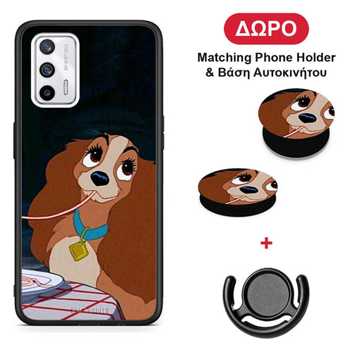 Lady And Tramp 2 - Realme GT θήκη + Δώρο Phone Holder & Βάση Αυτοκινήτου