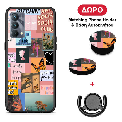 Collage Bitchin - Realme GT Master θήκη + Δώρο Phone Holder & Βάση Αυτοκινήτου