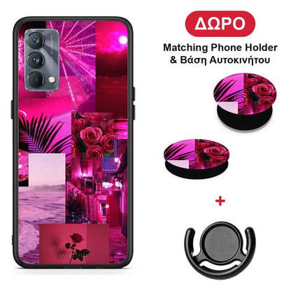 Collage Red Roses - Realme GT Master θήκη + Δώρο Phone Holder & Βάση Αυτοκινήτου
