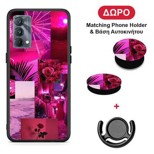 Collage Red Roses - Realme GT Master θήκη + Δώρο Phone Holder & Βάση Αυτοκινήτου