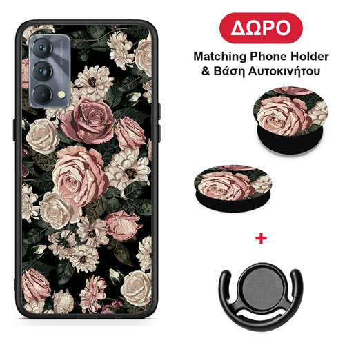 Flower Wild Roses - Realme GT Master θήκη + Δώρο Phone Holder & Βάση Αυτοκινήτου