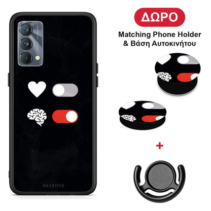 Heart Vs Brain - Realme GT Master θήκη + Δώρο Phone Holder & Βάση Αυτοκινήτου