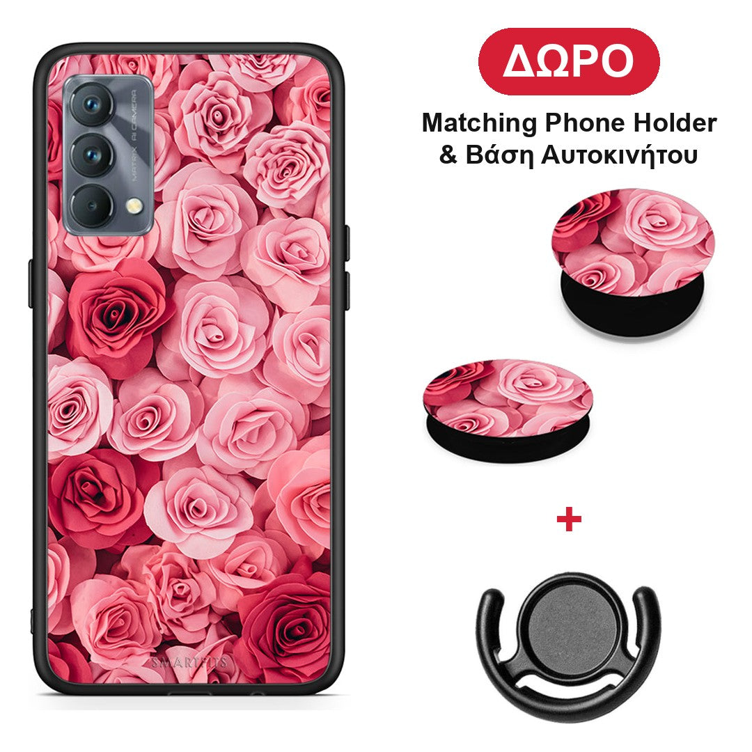 Valentine RoseGarden - Realme GT Master θήκη + Δώρο Phone Holder & Βάση Αυτοκινήτου