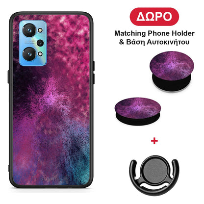 Galactic Aurora - Realme GT Neo 2 θήκη + Δώρο Phone Holder & Βάση Αυτοκινήτου