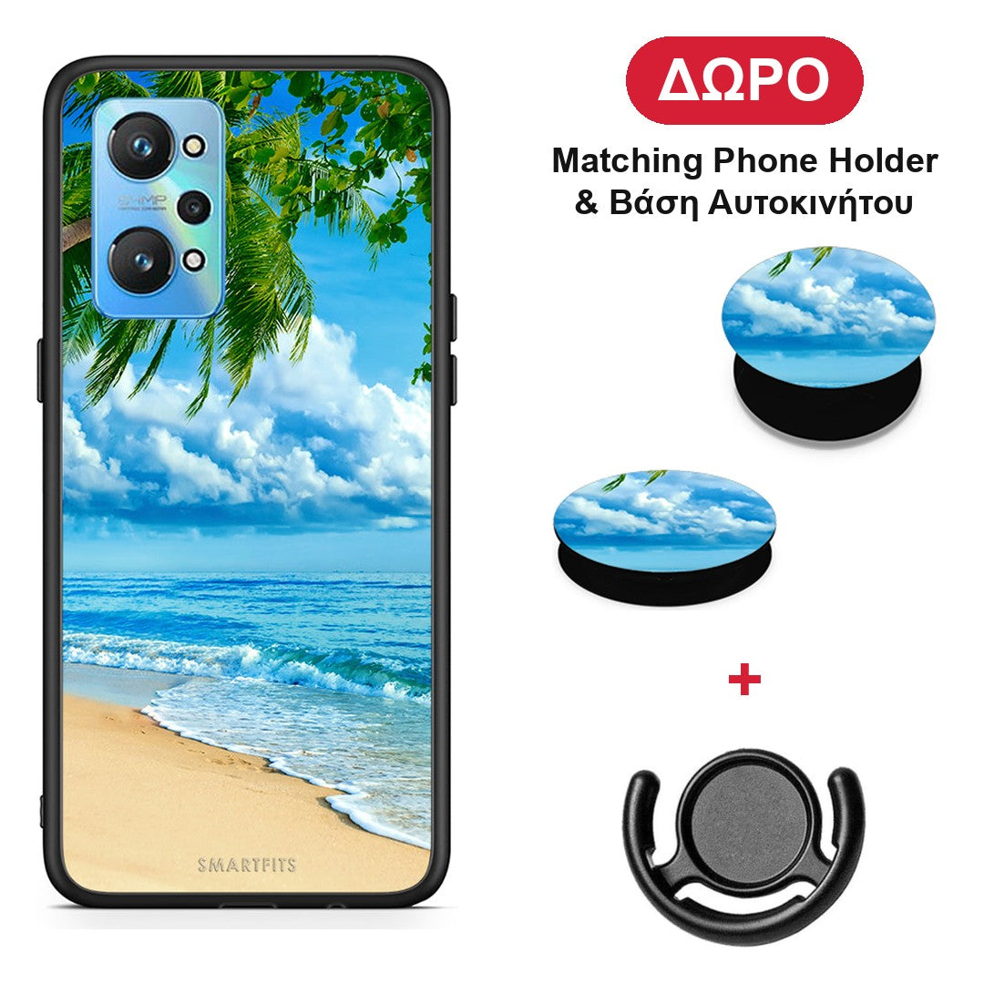 Beautiful Beach - Realme GT Neo 2 θήκη + Δώρο Phone Holder & Βάση Αυτοκινήτου