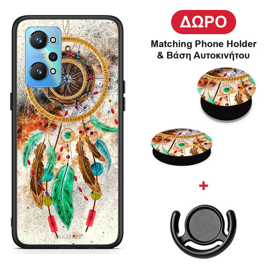 Boho DreamCatcher - Realme GT Neo 2 θήκη + Δώρο Phone Holder & Βάση Αυτοκινήτου