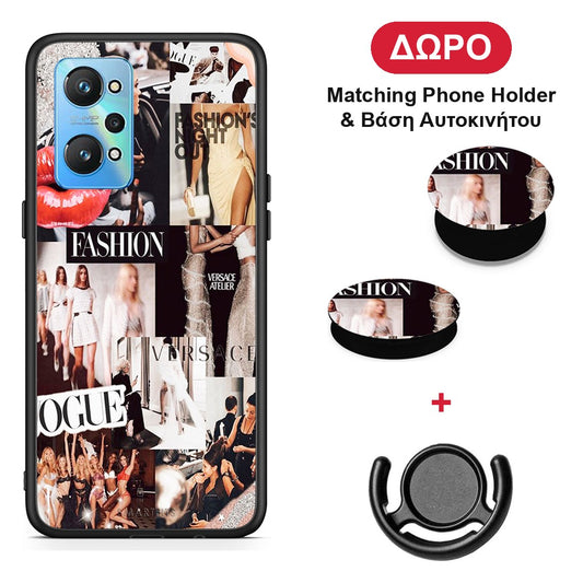 Collage Fashion - Realme GT Neo 2 θήκη + Δώρο Phone Holder & Βάση Αυτοκινήτου