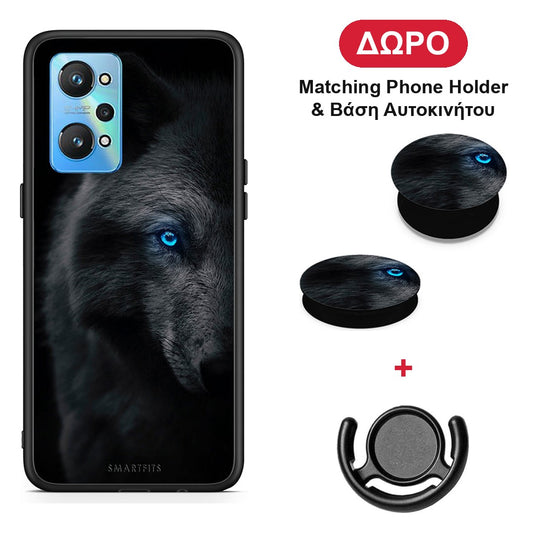 Dark Wolf - Realme GT Neo 2 θήκη + Δώρο Phone Holder & Βάση Αυτοκινήτου
