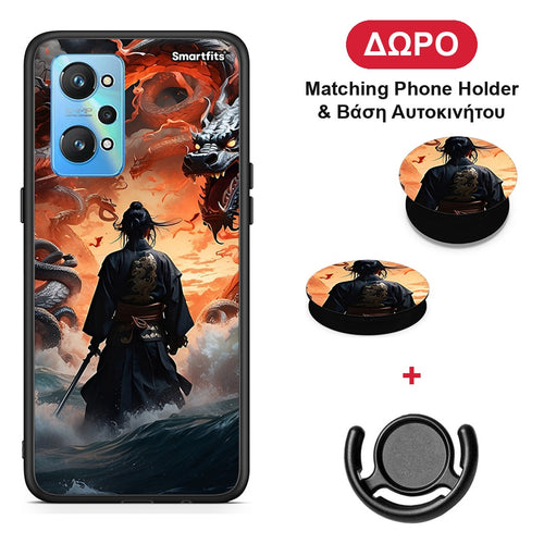 Dragons Fight - Realme GT Neo 2 θήκη + Δώρο Phone Holder & Βάση Αυτοκινήτου