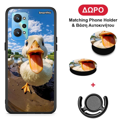 Duck Face - Realme GT Neo 2 θήκη + Δώρο Phone Holder & Βάση Αυτοκινήτου