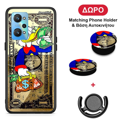Duck Money - Realme GT Neo 2 θήκη + Δώρο Phone Holder & Βάση Αυτοκινήτου