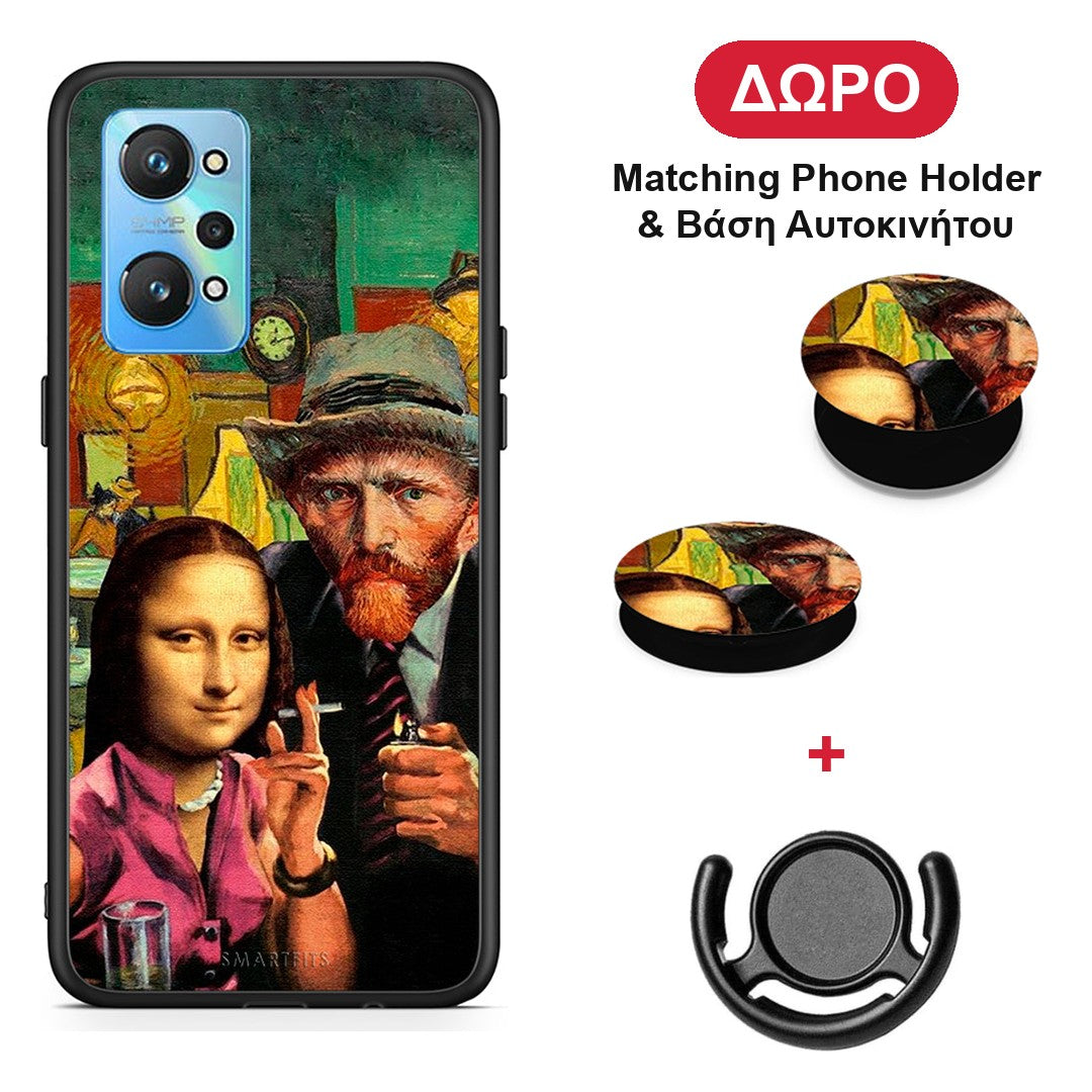 Funny Art - Realme GT Neo 2 θήκη + Δώρο Phone Holder & Βάση Αυτοκινήτου