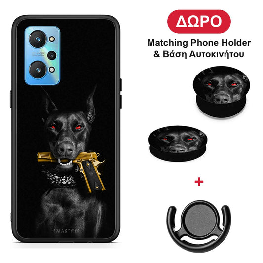 Golden Gun - Realme GT Neo 2 θήκη + Δώρο Phone Holder & Βάση Αυτοκινήτου