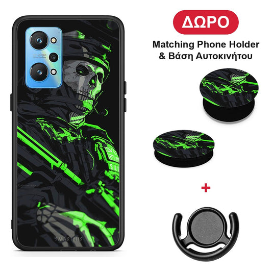 Green Soldier - Realme GT Neo 2 θήκη + Δώρο Phone Holder & Βάση Αυτοκινήτου
