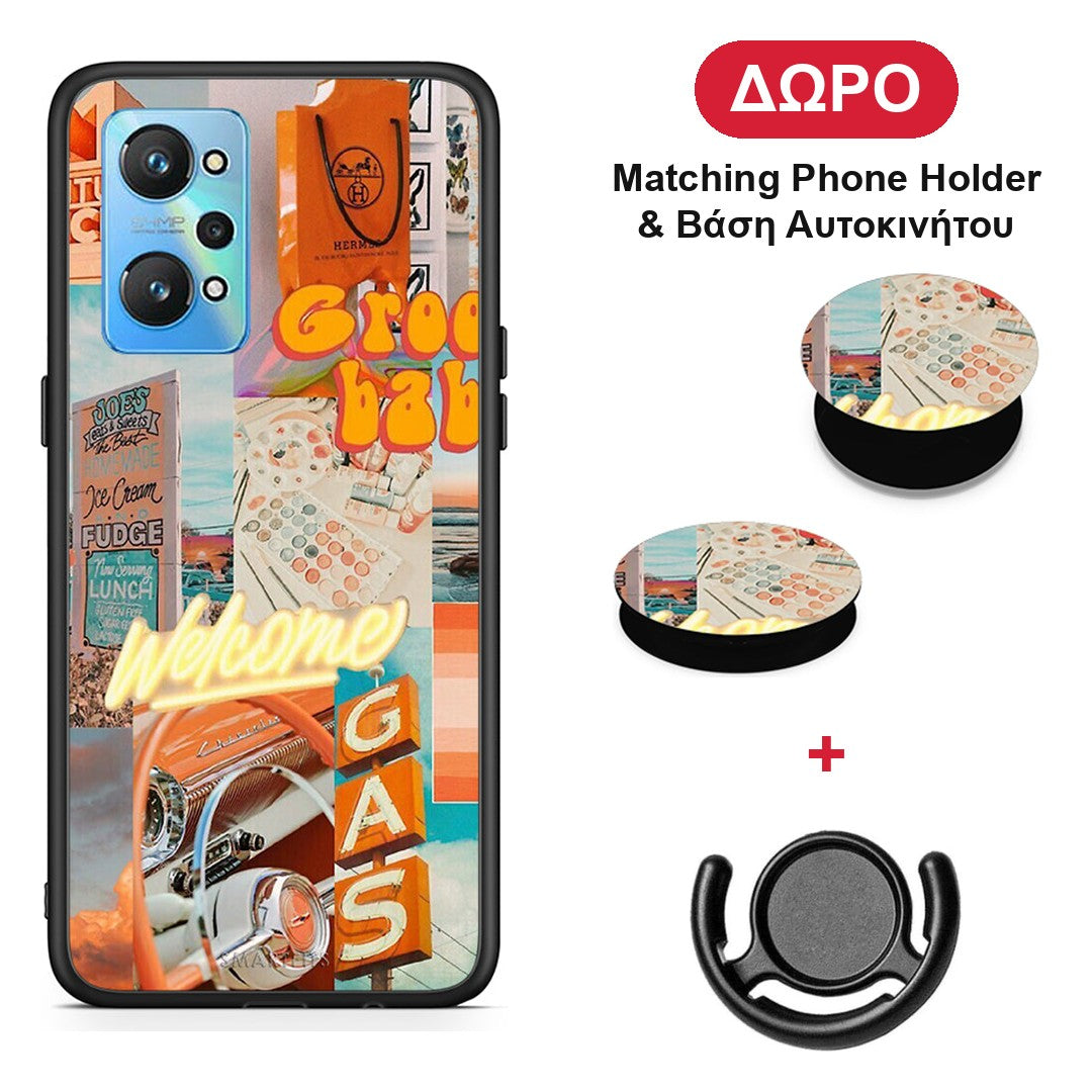 Groovy Babe - Realme GT Neo 2 θήκη + Δώρο Phone Holder & Βάση Αυτοκινήτου
