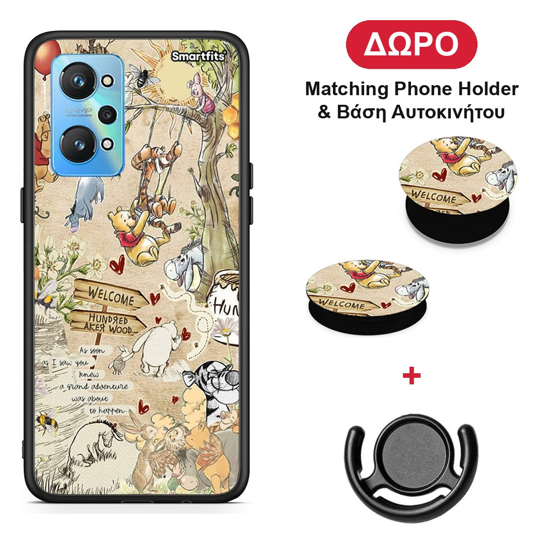 Happy Friends - Realme GT Neo 2 θήκη + Δώρο Phone Holder & Βάση Αυτοκινήτου