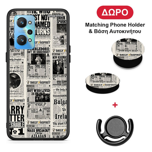 Harry Paper - Realme GT Neo 2 θήκη + Δώρο Phone Holder & Βάση Αυτοκινήτου