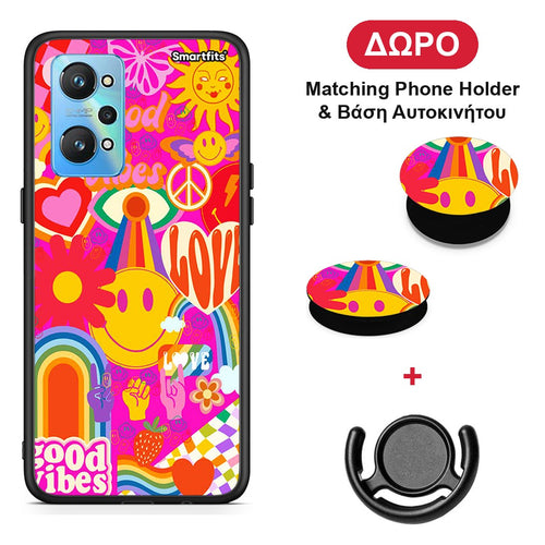 Hippie Love - Realme GT Neo 2 θήκη + Δώρο Phone Holder & Βάση Αυτοκινήτου