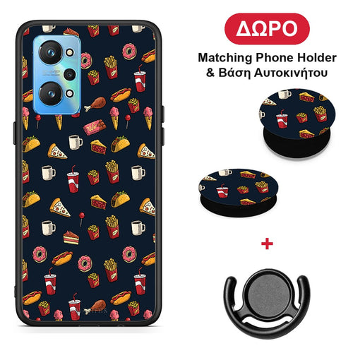 Random Hungry - Realme GT Neo 2 θήκη + Δώρο Phone Holder & Βάση Αυτοκινήτου