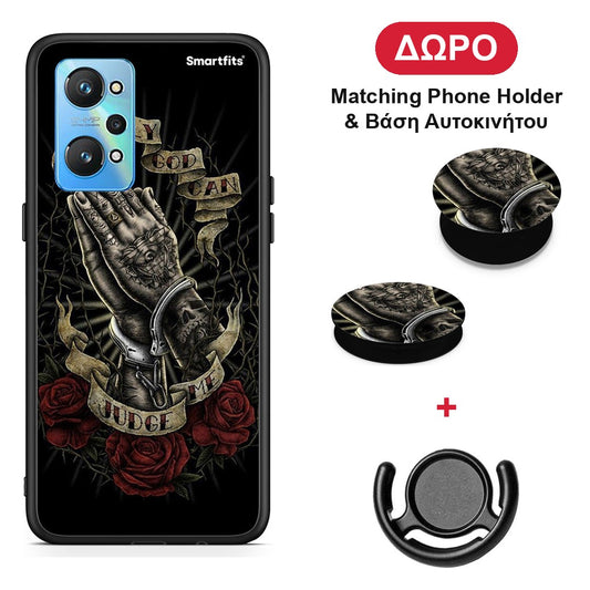 Judge By God - Realme GT Neo 2 θήκη + Δώρο Phone Holder & Βάση Αυτοκινήτου
