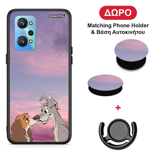 Lady And Tramp - Realme GT Neo 2 θήκη + Δώρο Phone Holder & Βάση Αυτοκινήτου